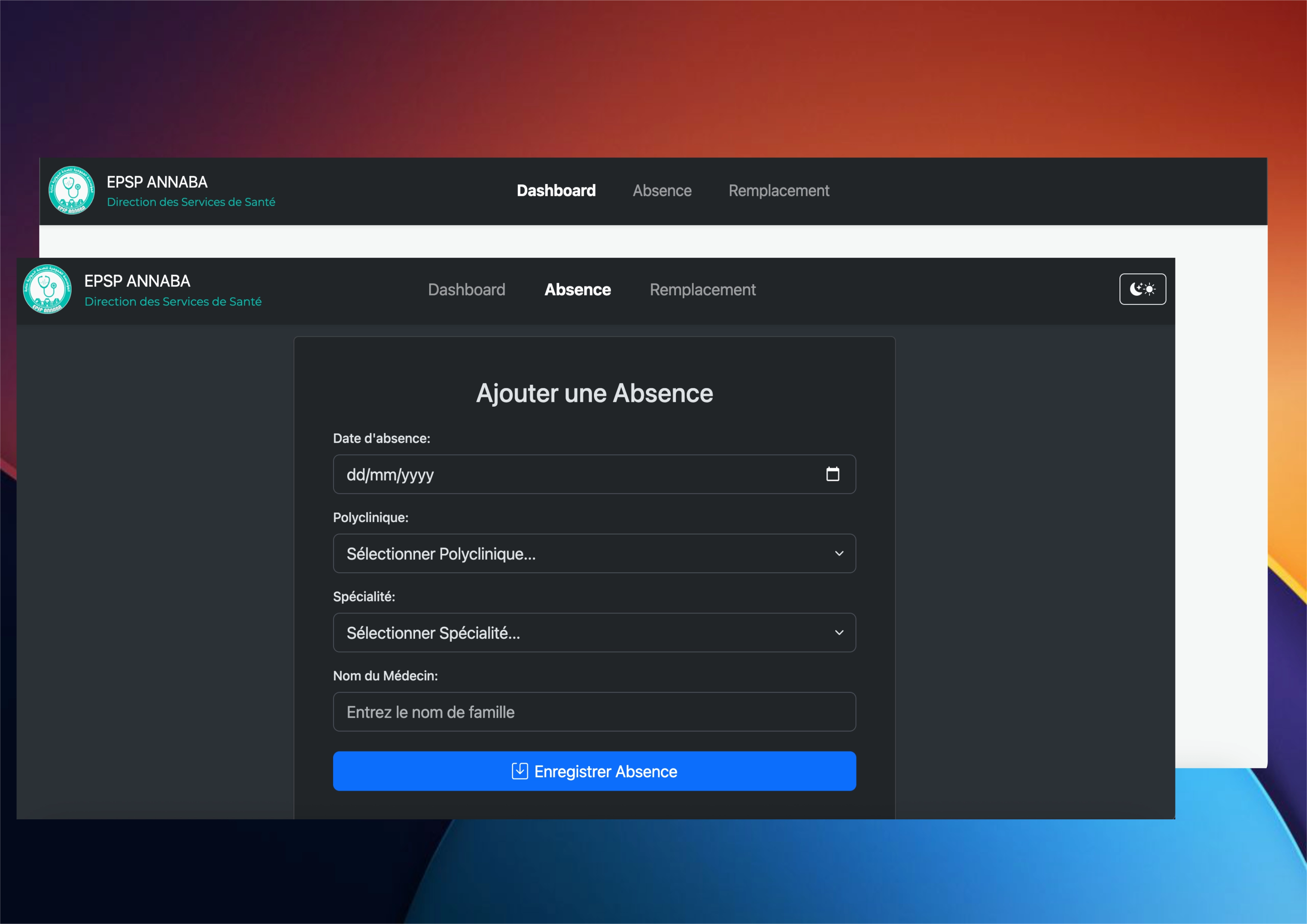 The Clinic Website - Contact Form